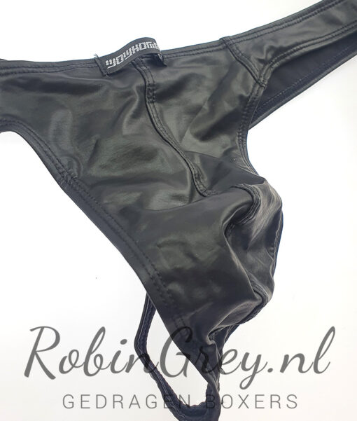 Gedragen wetlook herenstring - Afbeelding 2
