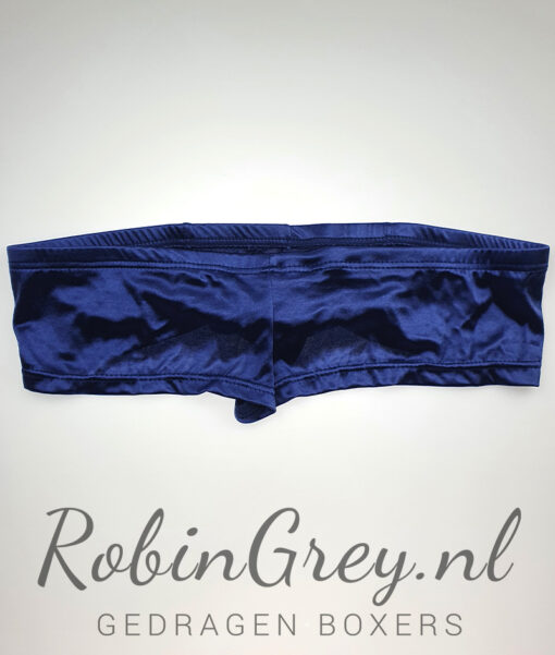 Glanzende gigolo slip blauw - Afbeelding 3