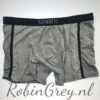 Versleten grijze boxer