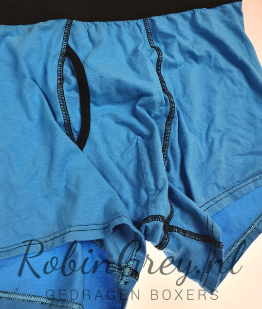Blauwe gedragen boxer - Afbeelding 3