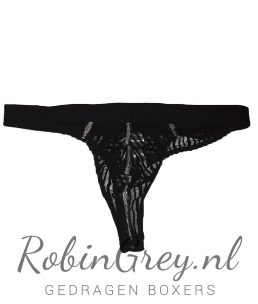 Mooie doorzichtig gestreepte string - Afbeelding 2