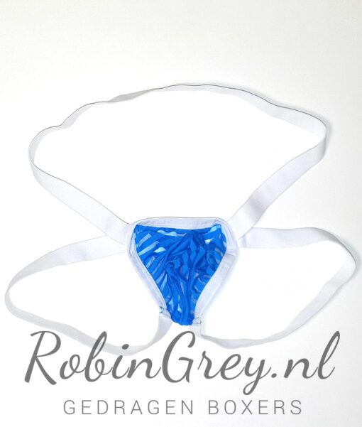 Gedragen Jockstrap blauw/wit