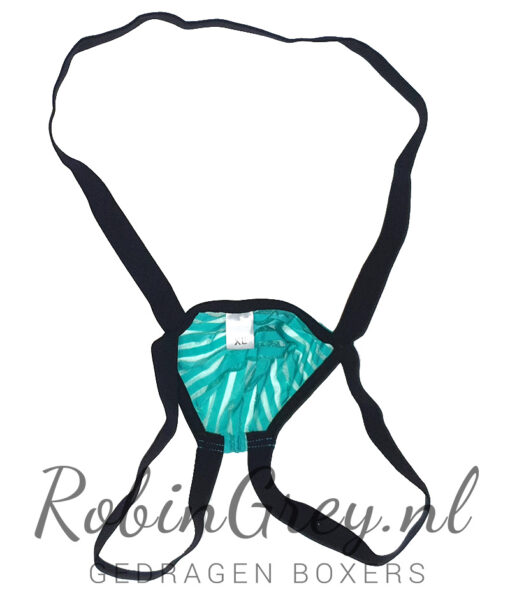 Gedragen Jockstrap groen/zwart - Afbeelding 2