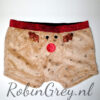 Zachte rendieren kerstboxer