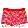 Gedragen kerst boxer met herhaalde patronen