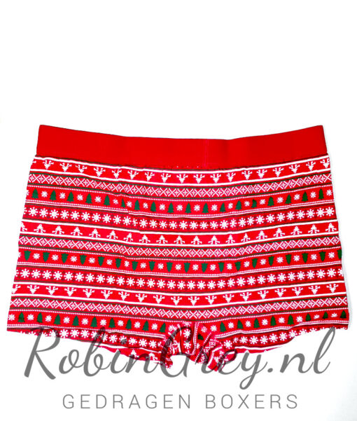 Gedragen kerst boxer met herhaalde patronen - Afbeelding 2