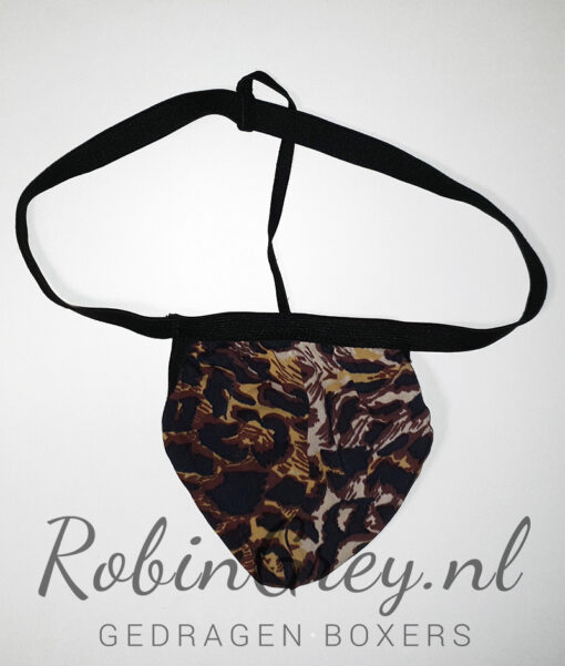Spannende luipaard string