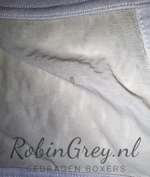 Witte doorzichtige slip string met vlek - Afbeelding 3