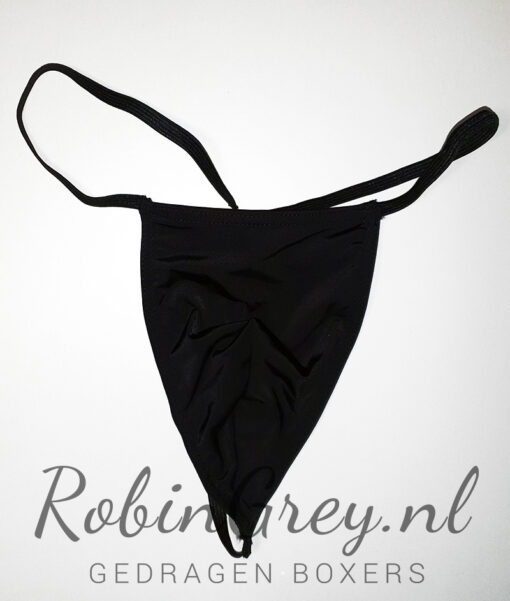 Zwarte zachte string