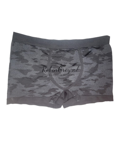 Donkere camo boxershort dunne stof