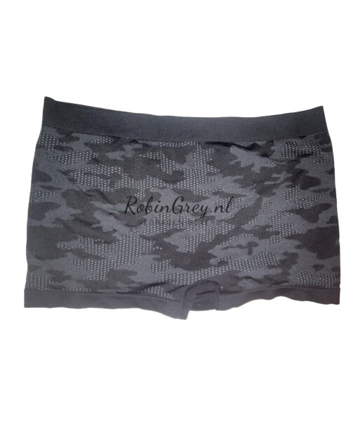 Donkere camo boxershort dunne stof - Afbeelding 2