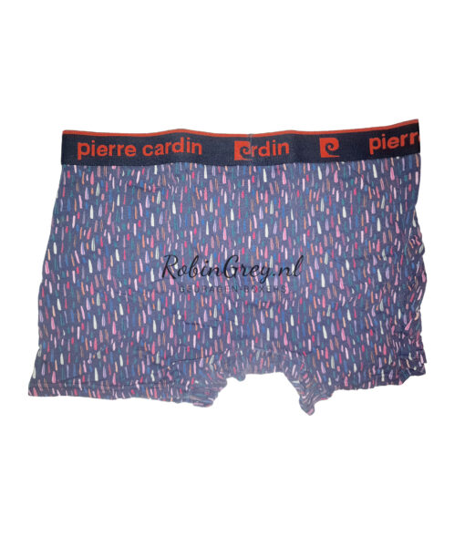 Gedragen Pierre Cardin boxer paars met gekleurde streepjes - Afbeelding 2