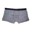 Gedragen boxer met ruitenpatroon