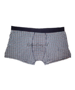Gedragen boxer met ruitenpatroon