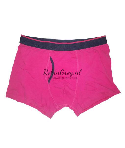 Gedragen boxershort roze