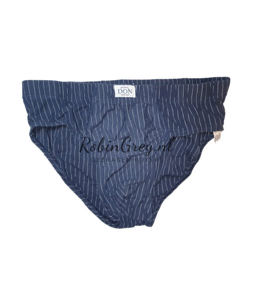 Gedragen slip van Don Original - blauw met lijnen