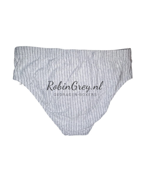 Gedragen slip van Don Original - grijs met lijnen - Afbeelding 2
