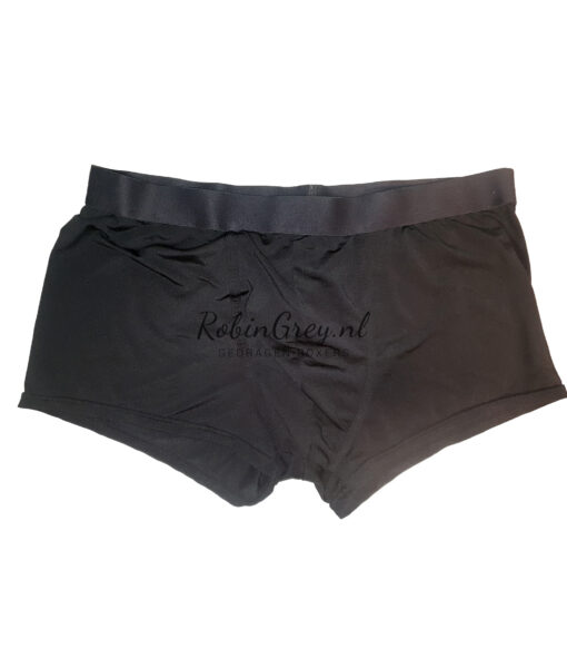 Gladde zwarte boxershort