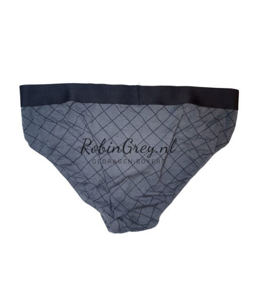 Luxe katoenen slip grijs met print - Afbeelding 2