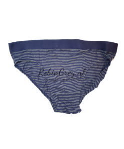 Vaak gedragen strepen slip blauw