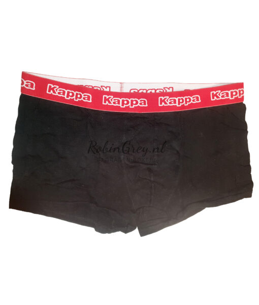 Zwarte Kappa boxer met rode rand